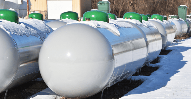 fournaise au propane