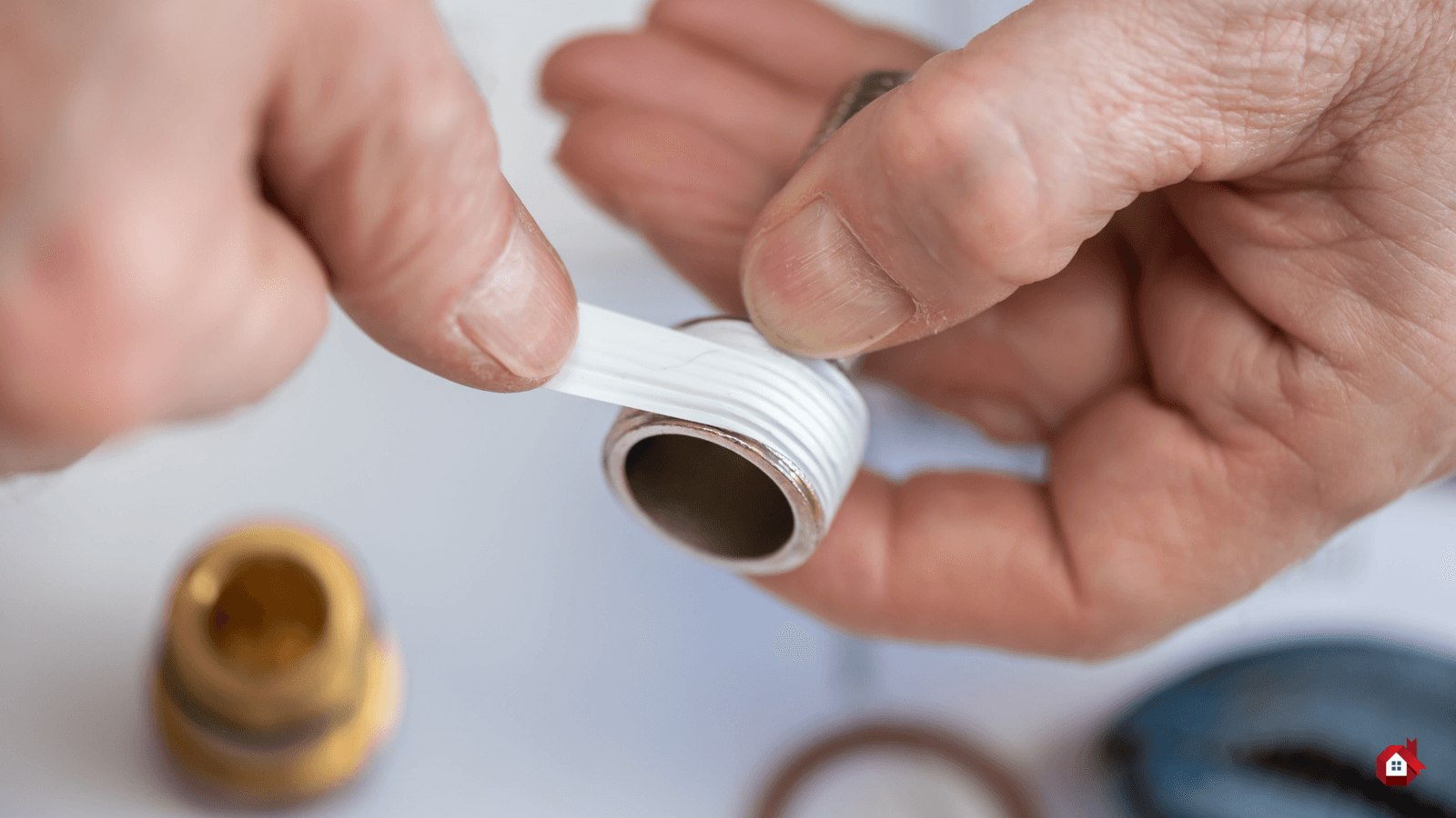 téflons mis sur un goulot 