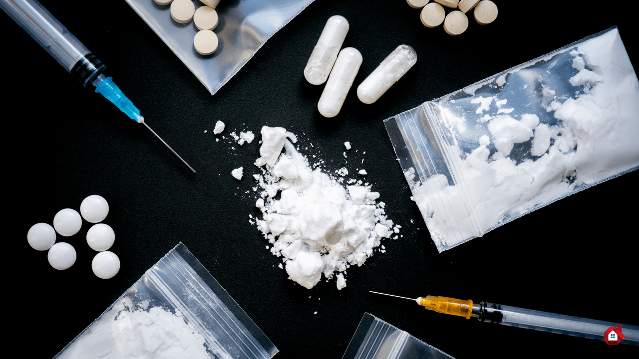 drogue, pilule, seringue