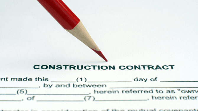 contrat de Construction 