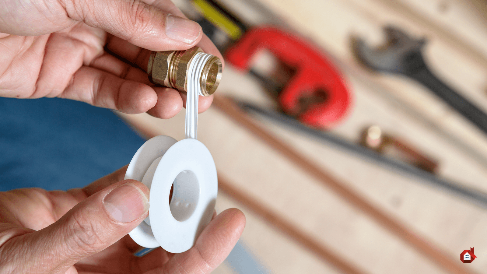 téflons mis sur un goulot 