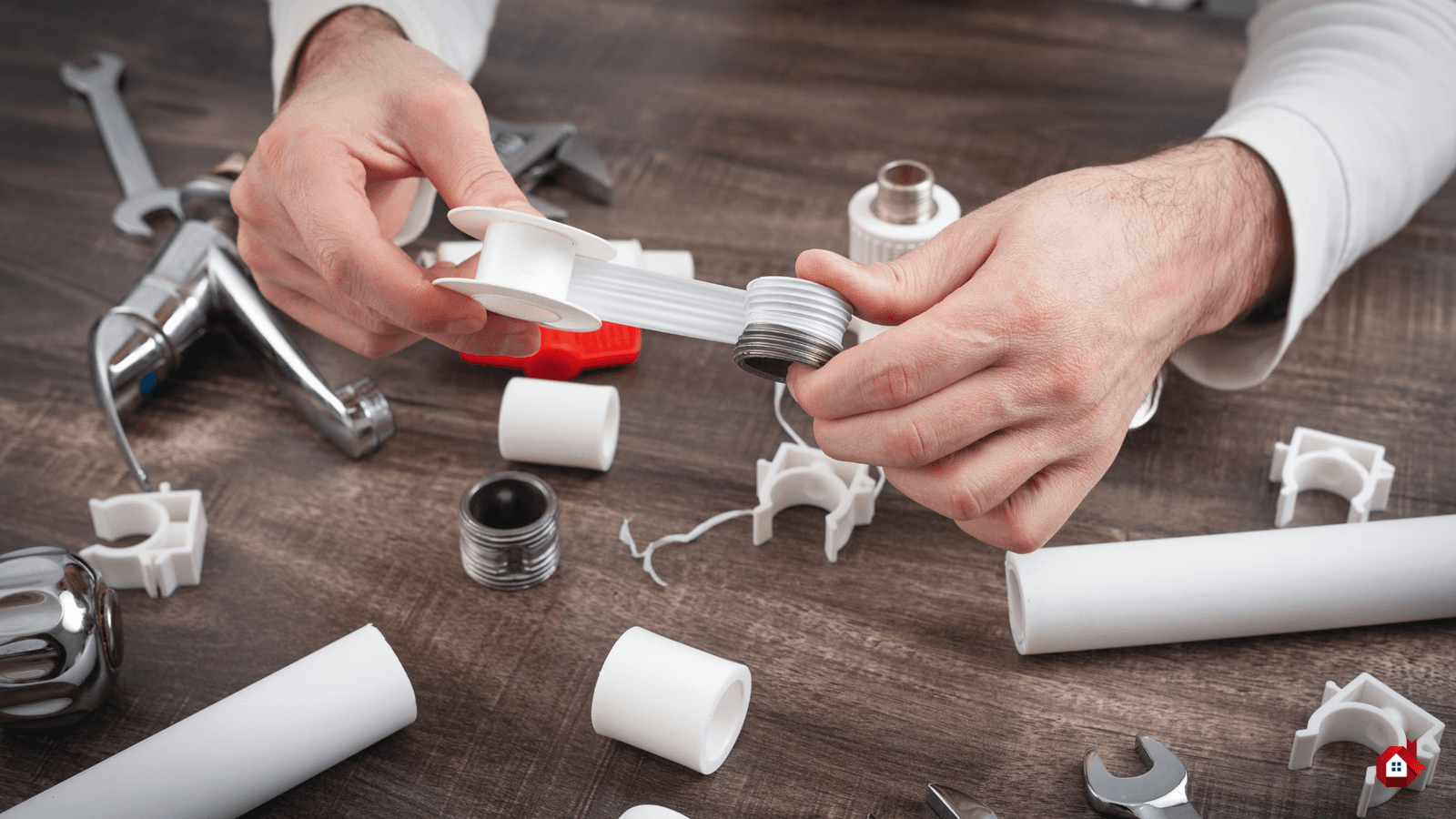 téflons mis sur un goulot 