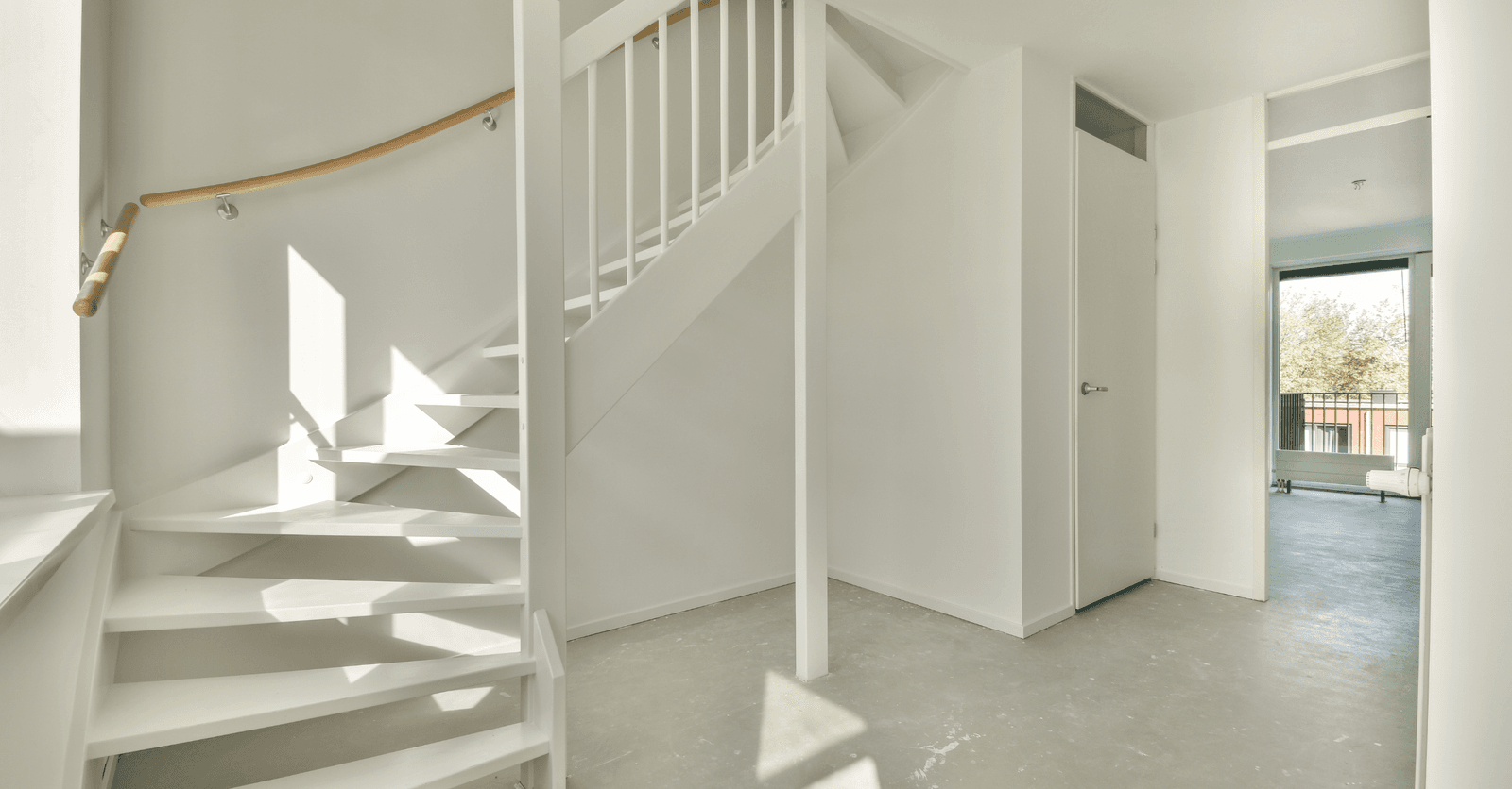 escalier intérieur quart tournant