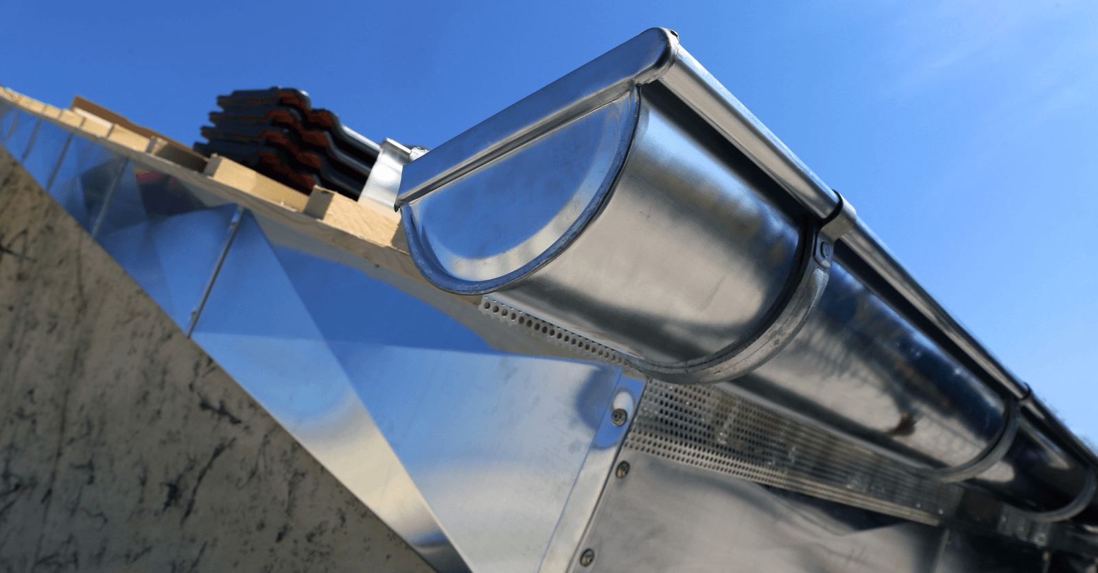 gouttière en aluminium