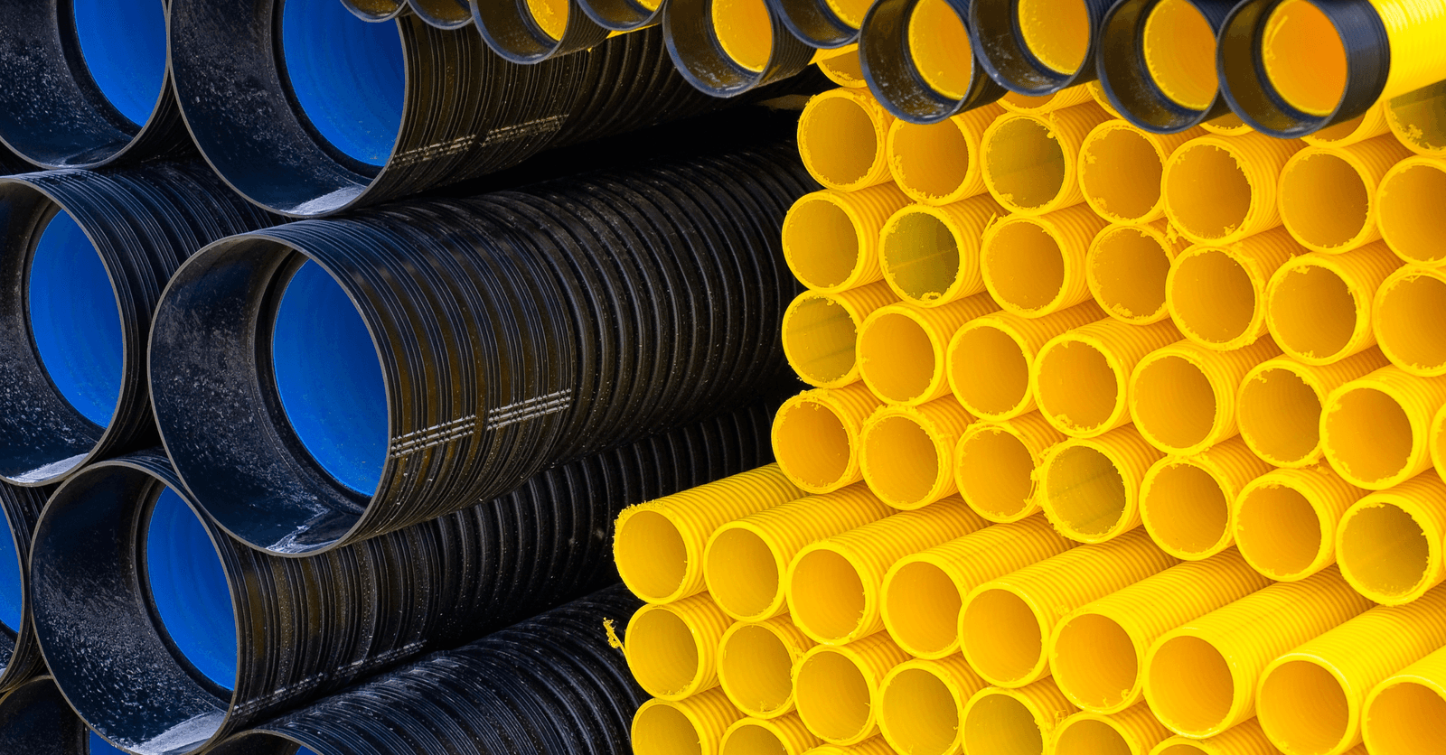 différents types de tuyaux et raccords