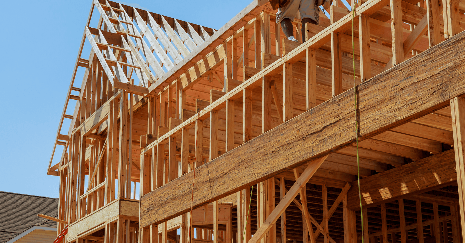 charpente en lamellé-collé