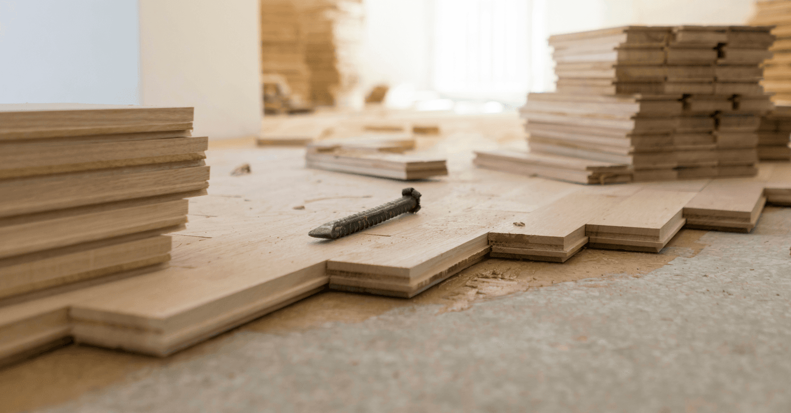 Rénovation d'un plancher : préparation du sol avant la pose du nouveau revêtement