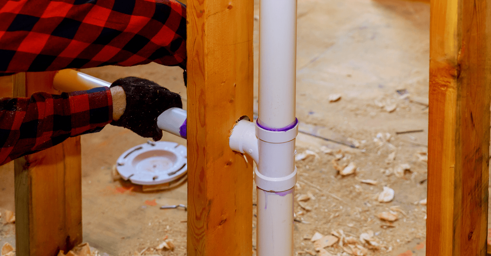 tuyauterie de plomberie en PVC