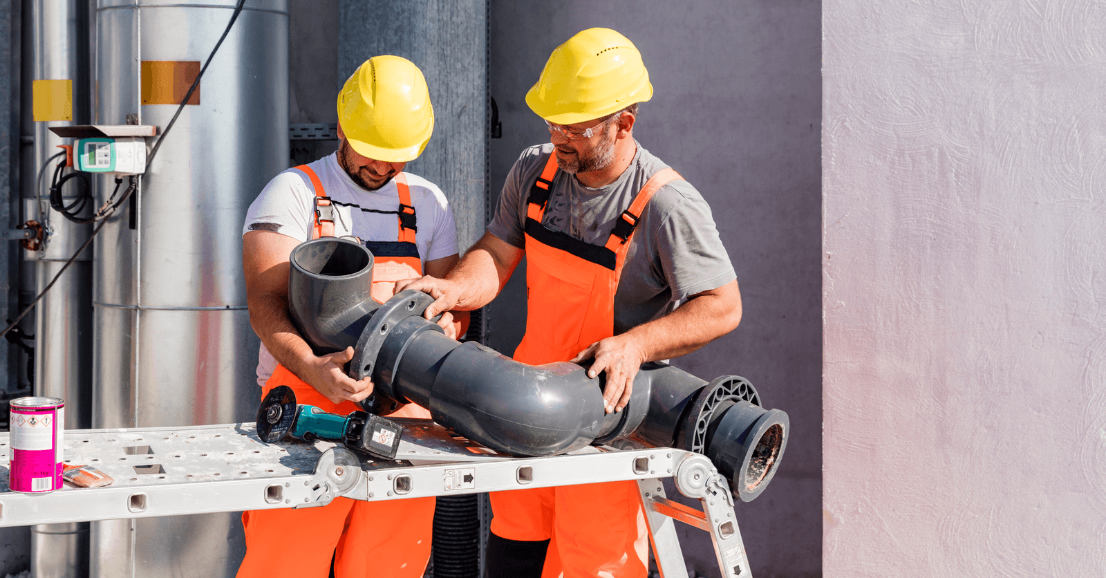 tuyauterie de plomberie en PVC