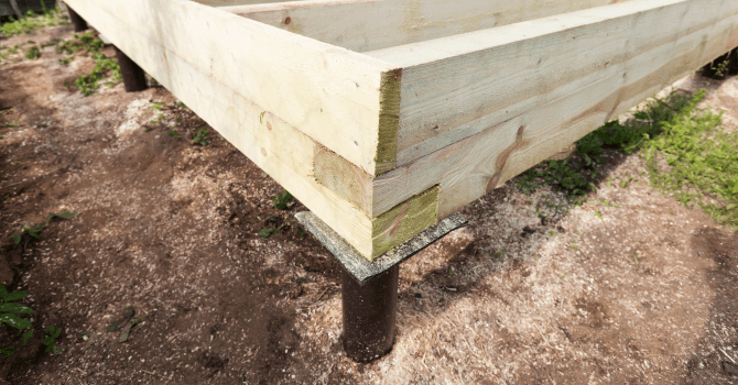 agrandissements sur pieux