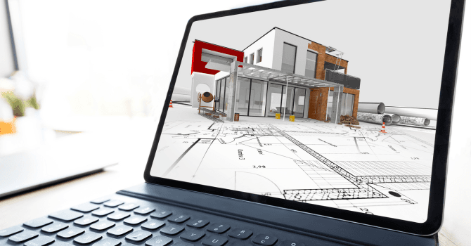 maison conçue avec une imprimante 3D