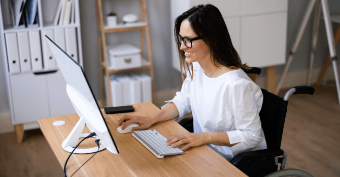 maison pour une personne à mobilité réduite