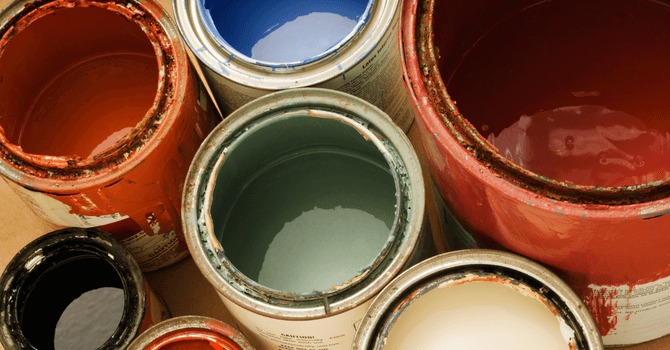 Peinture latex variété de coloris