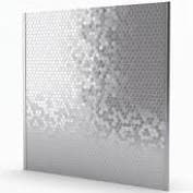 Dosseret métallique brillant