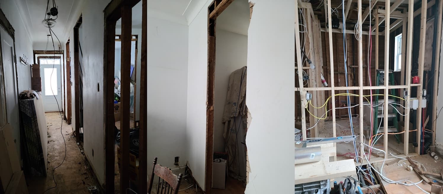 Deuxième visite sur le chantier